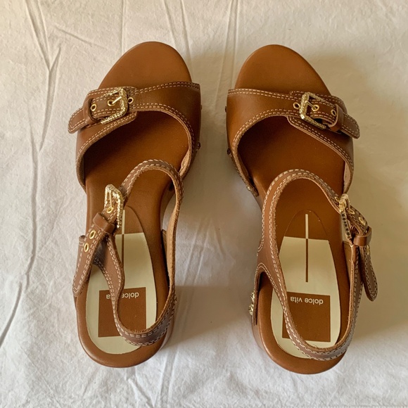 Dolce Vita Yandy Heels Cognac Leather US7.5 - Picture 12 of 13